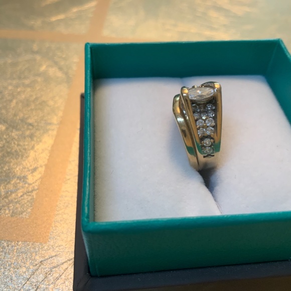 Deco Harold Freeman 14K Y/G Engagement/Wedding/Cocktail RING Approx 1.25 Carats - Picture 5 of 10